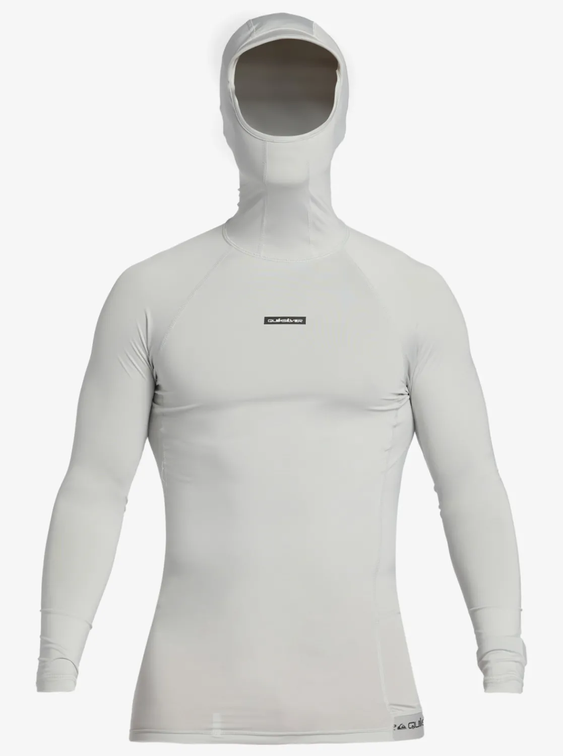 Quiksilver Storm Tripper Hooded Long Sleeve Surf Top Gray Violet Cheap