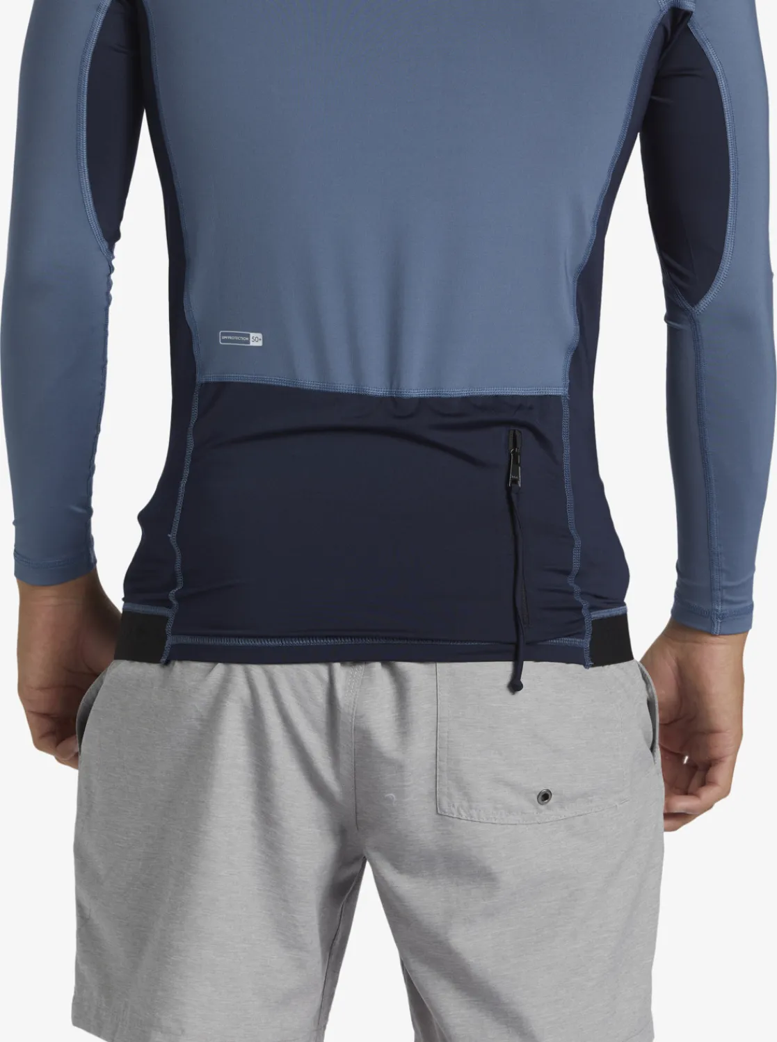 Quiksilver Storm Tripper Hooded Long Sleeve Surf Top Bering Sea Outlet