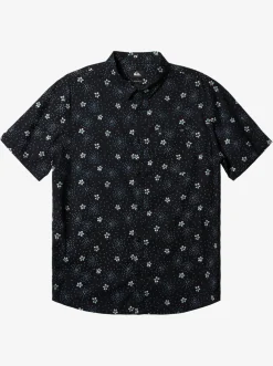 Quiksilver Summer Petals Short Sleeve Shirt Black Store