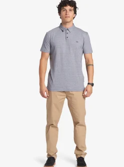 Quiksilver Sunset Cruise Short Sleeve Polo Shirt Parisian Night Store