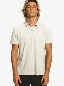 Quiksilver Sunset Cruise Short Sleeve Polo Shirt Light Grey Heather Online