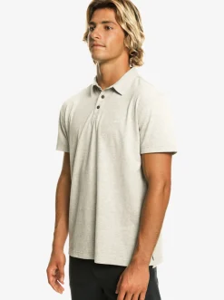Quiksilver Sunset Cruise Short Sleeve Polo Shirt Light Grey Heather Online