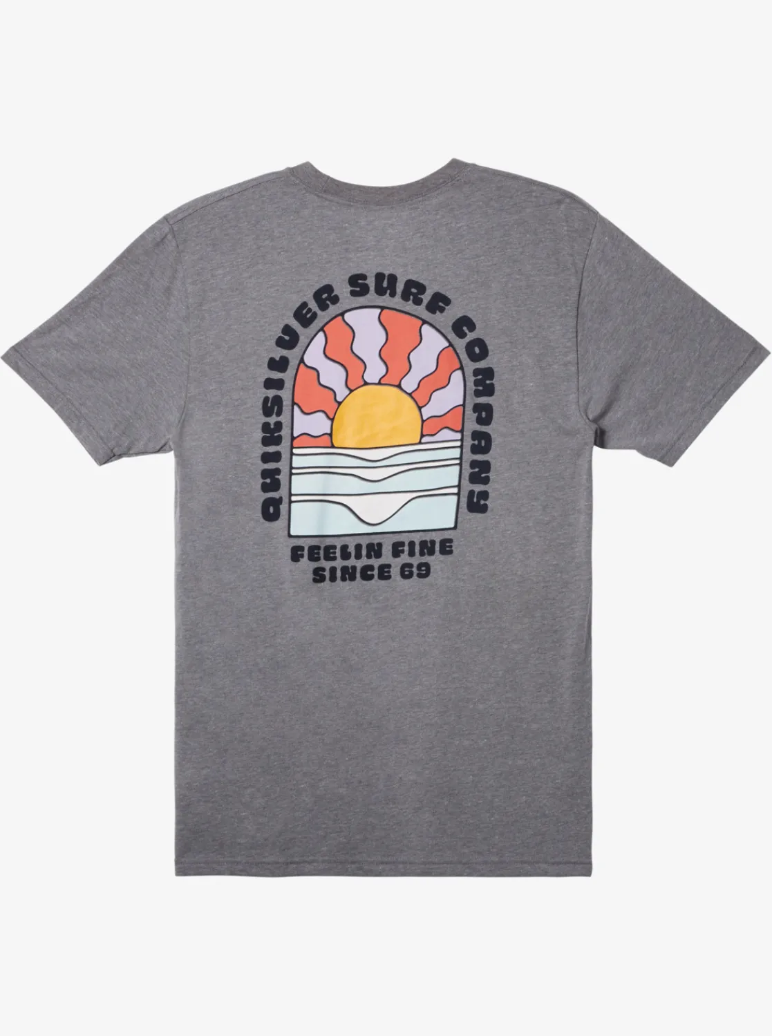 Quiksilver Sunset Dreams T-Shirt Medium Grey Heather Cheap