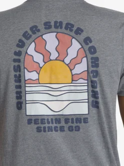 Quiksilver Sunset Dreams T-Shirt Medium Grey Heather Cheap