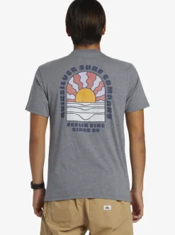 Quiksilver Sunset Dreams T-Shirt Medium Grey Heather Cheap