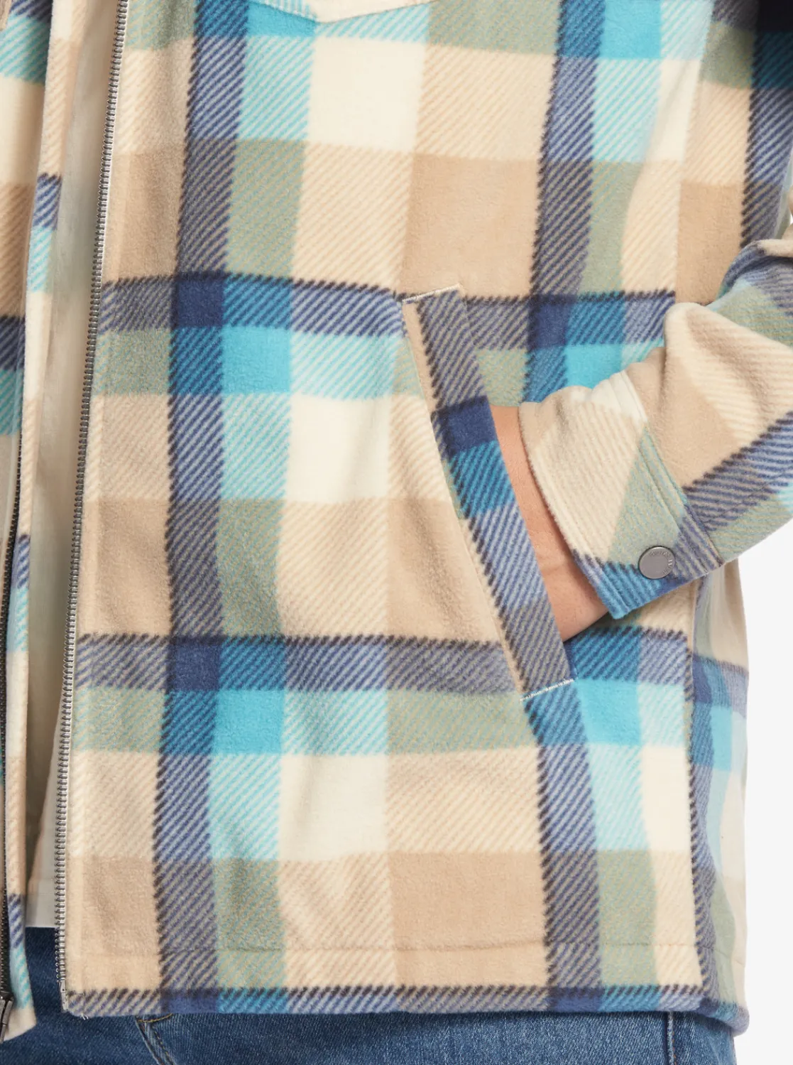 Quiksilver Super Swell Zip-Up Hoodie Birch Super Swell Best Sale