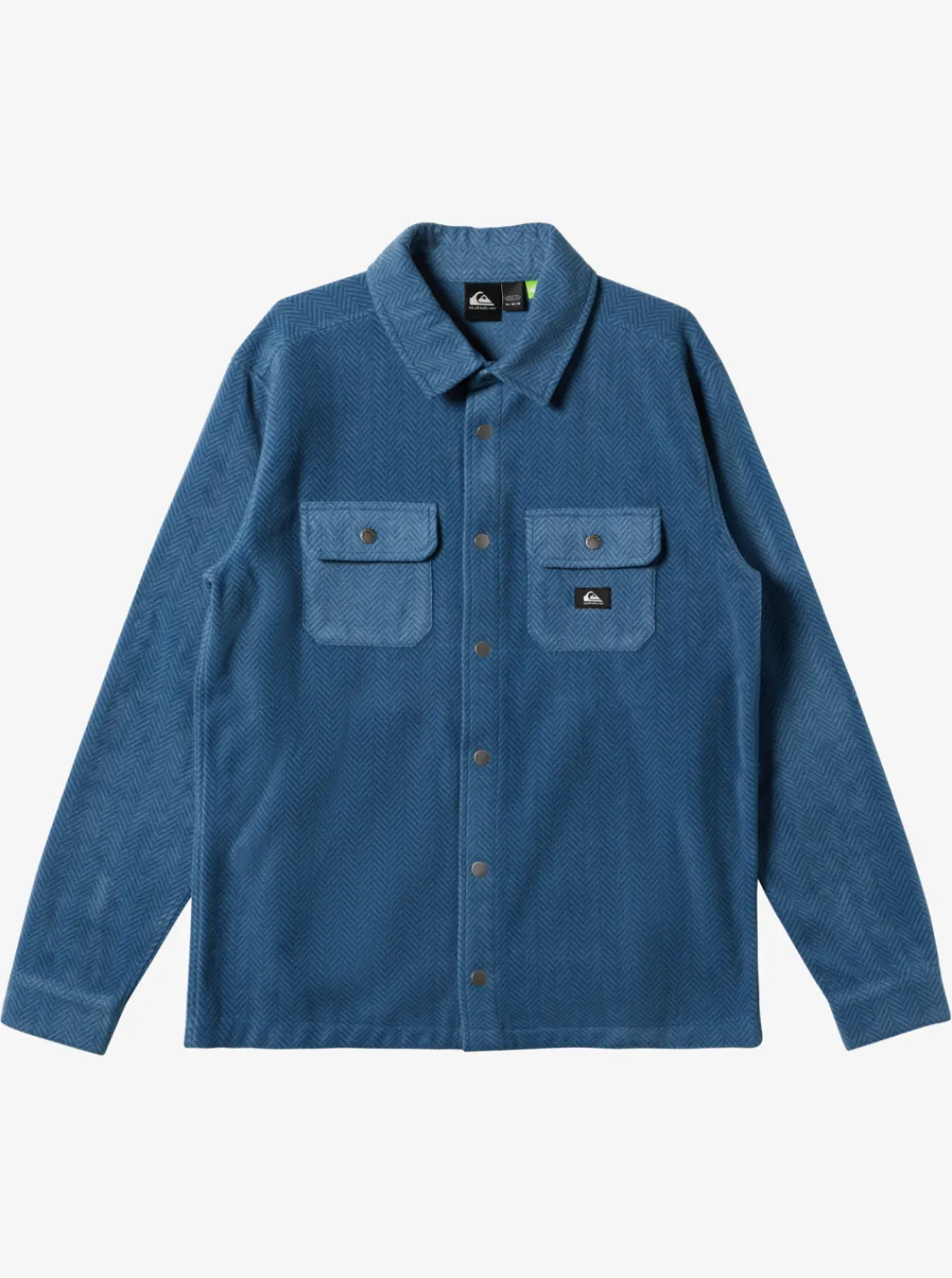 Quiksilver Surf Days Long Sleeve Fleece Shirt Midnight Navy Surf Days Cheap