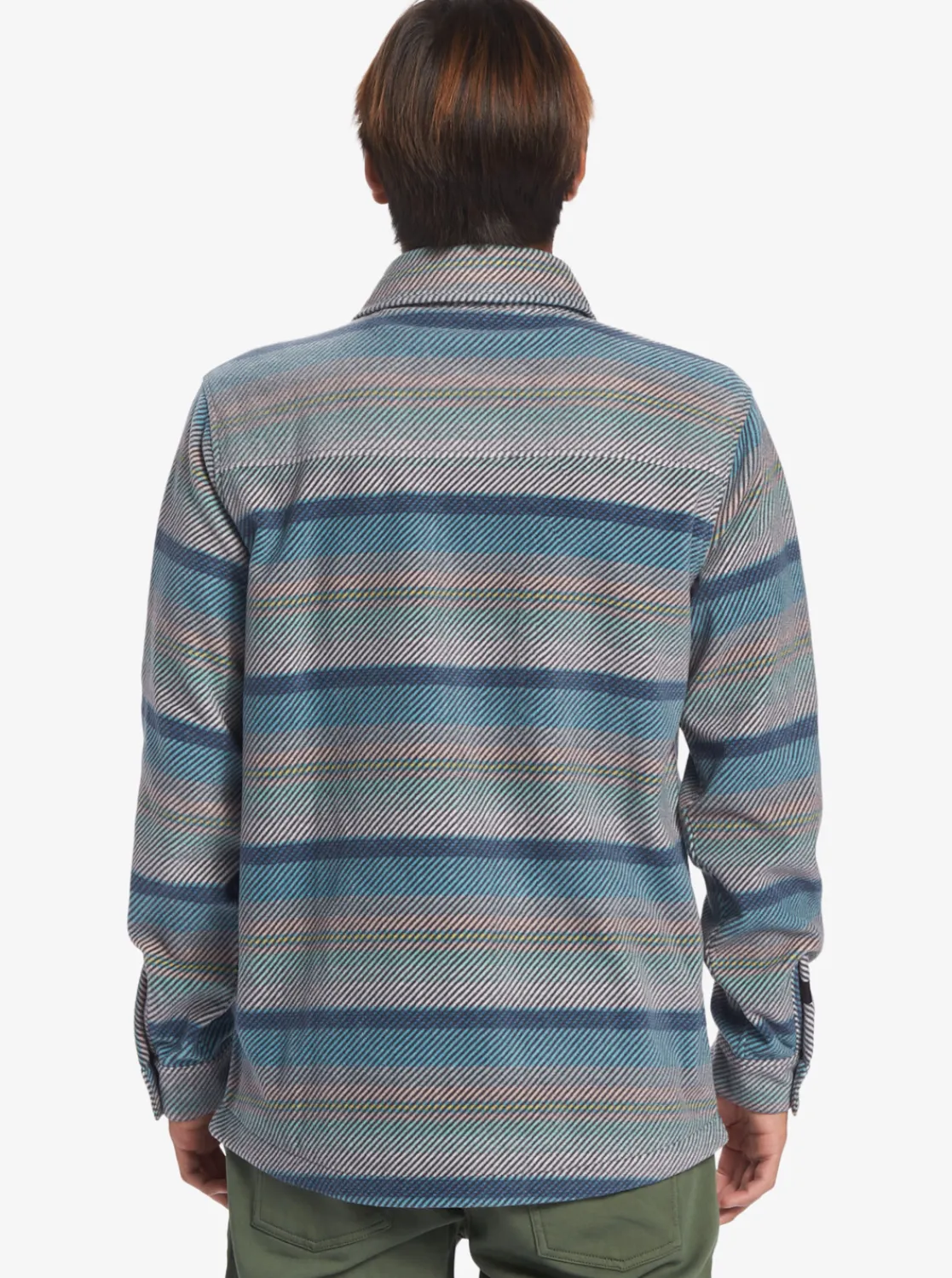 Quiksilver Surf Days Long Sleeve Fleece Shirt Reef Waters Surf Days Clearance