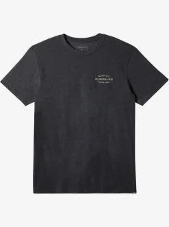 Quiksilver Surf Lockup T-Shirt Charcoal Heather Best Sale