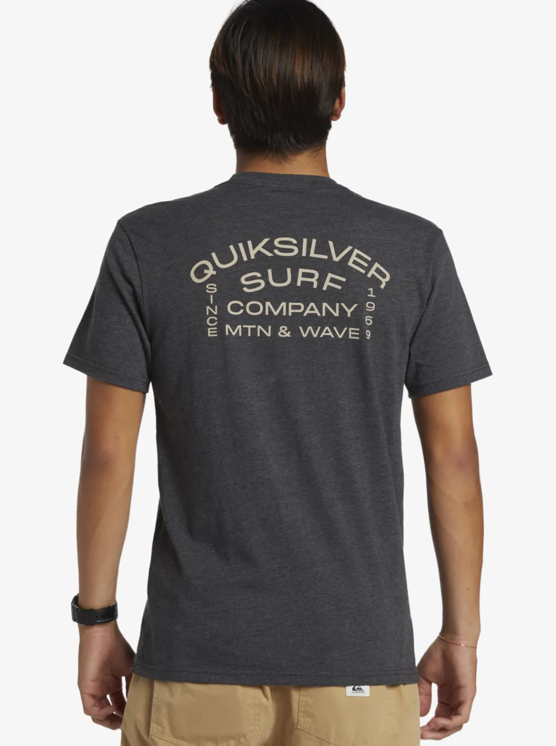 Quiksilver Surf Lockup T-Shirt Charcoal Heather Best Sale