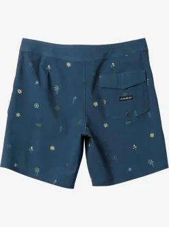 Quiksilver Surfsilk 69 18" Boardshorts Midnight Navy Heat Waves Online