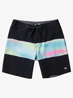 Quiksilver Surfsilk Air Brush 19" Boardshorts Black Best Sale