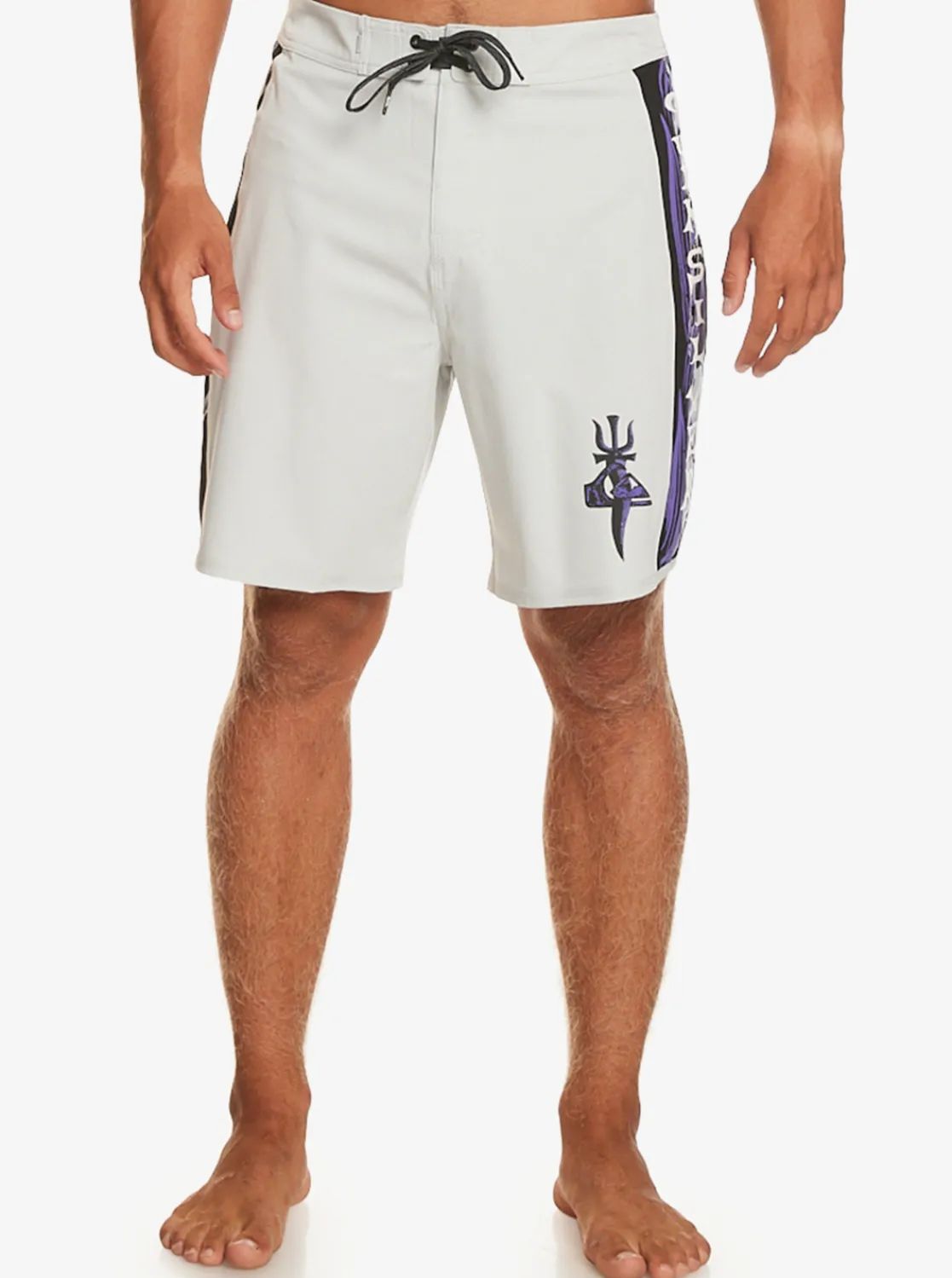 Quiksilver Surfsilk Arch Surfers Of Fortune 18" Boardshorts Grey Violet Best