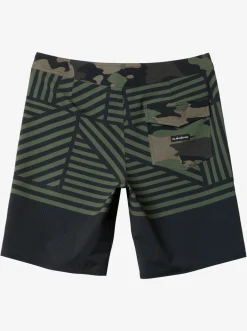 Quiksilver Surfsilk Hawaii Flag 20 20" Boardshorts Black Discount