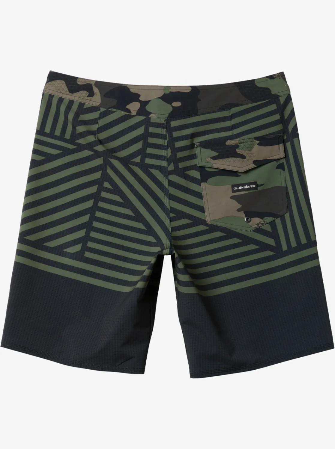 Quiksilver Surfsilk Hawaii Flag 20 20" Boardshorts Black Discount
