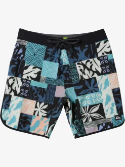 Quiksilver Surfsilk Hawaii Scallop 19 19" Boardshorts Black Outlet