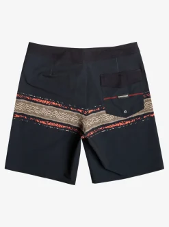 Quiksilver Surfsilk Mesa Stripe 19" Boardshorts Black Cheap