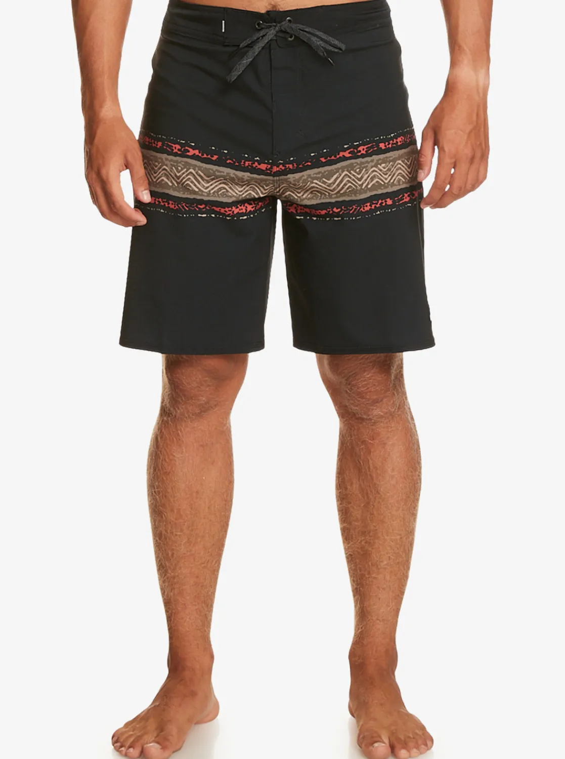 Quiksilver Surfsilk Mesa Stripe 19" Boardshorts Black Cheap