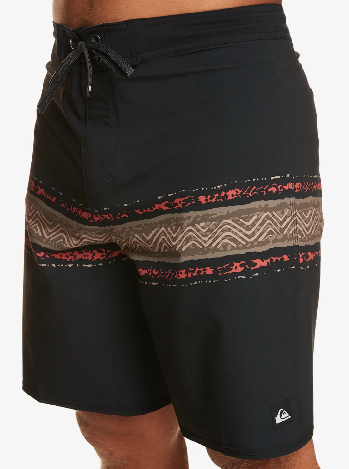 Quiksilver Surfsilk Mesa Stripe 19" Boardshorts Black Cheap