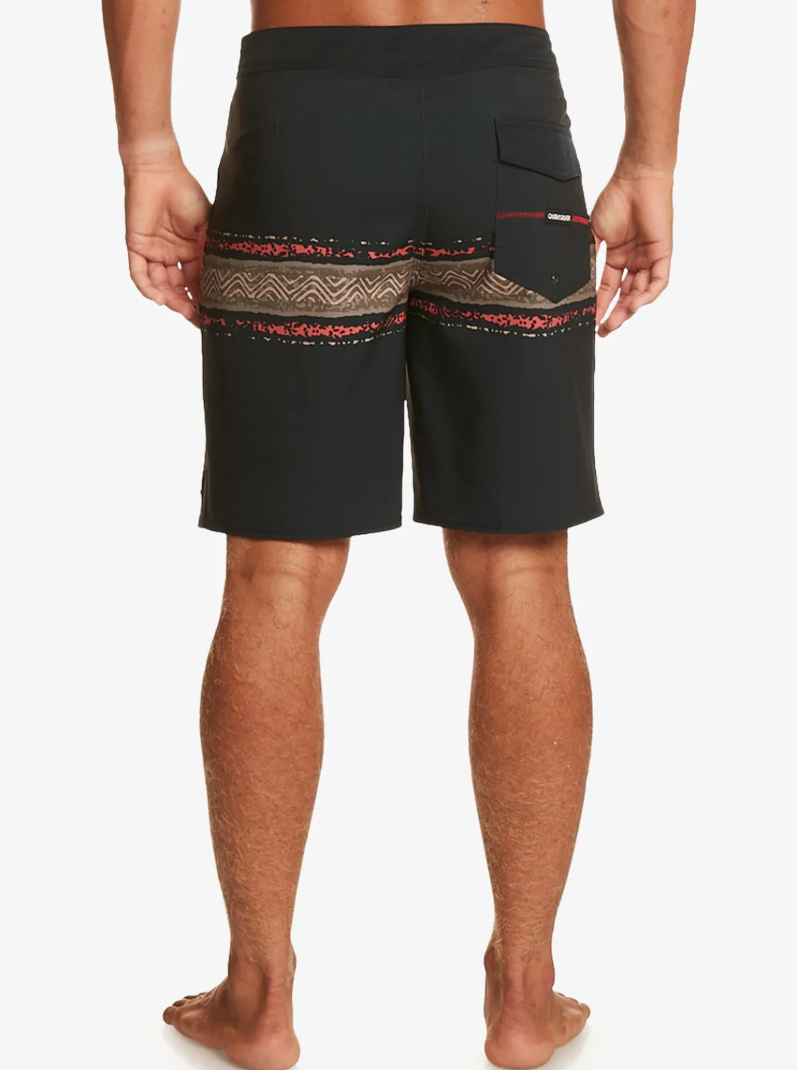 Quiksilver Surfsilk Mesa Stripe 19" Boardshorts Black Cheap
