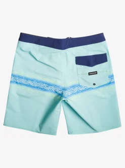 Quiksilver Surfsilk Mesa Stripe 19" Boardshorts Pastel Turquoise Online