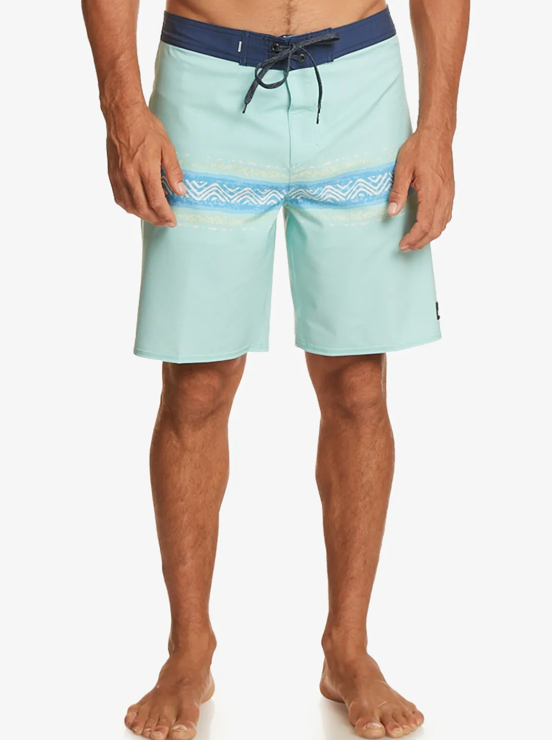 Quiksilver Surfsilk Mesa Stripe 19" Boardshorts Pastel Turquoise Online