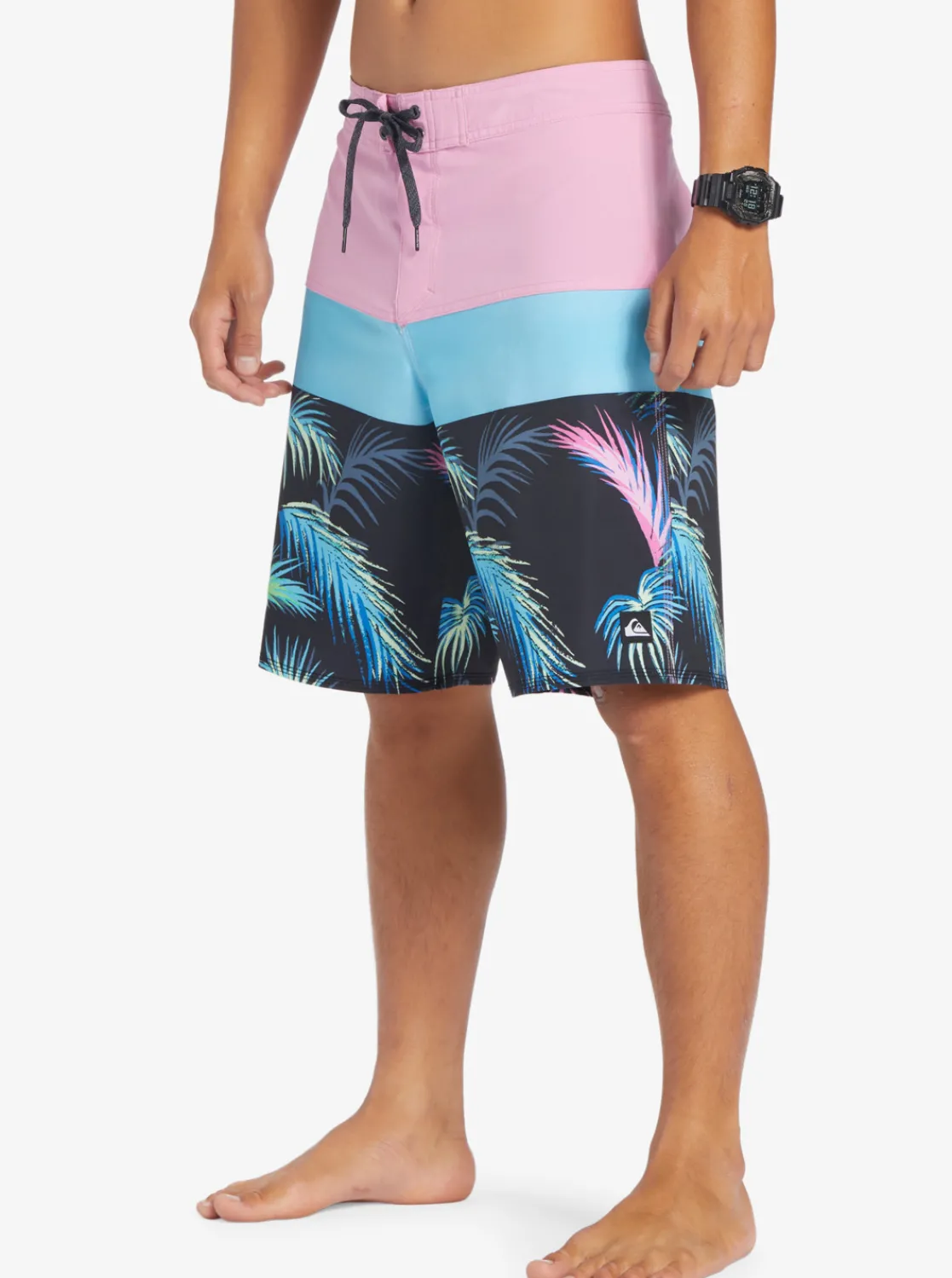 Quiksilver Surfsilk Panel 20" Boardshorts Moonlite Mauve Hot
