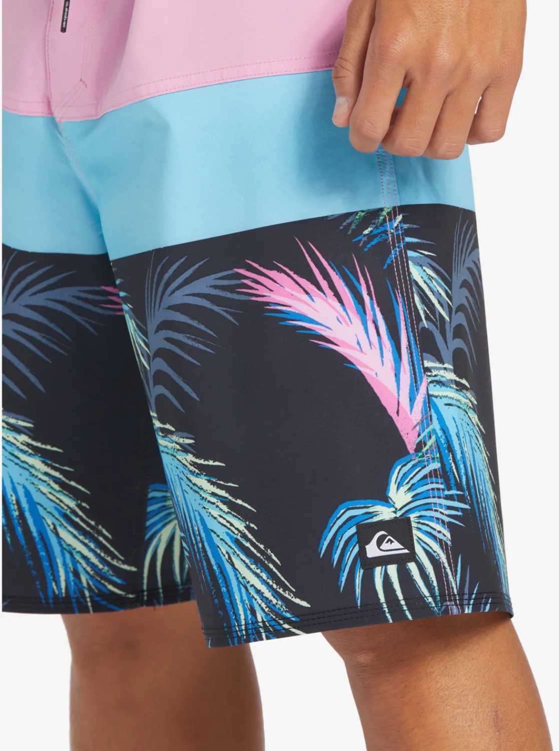 Quiksilver Surfsilk Panel 20" Boardshorts Moonlite Mauve Hot