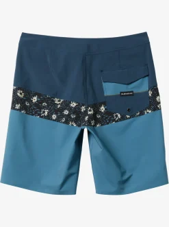 Quiksilver Surfsilk Panel 20" Boardshorts Aegean Blue Flash Sale