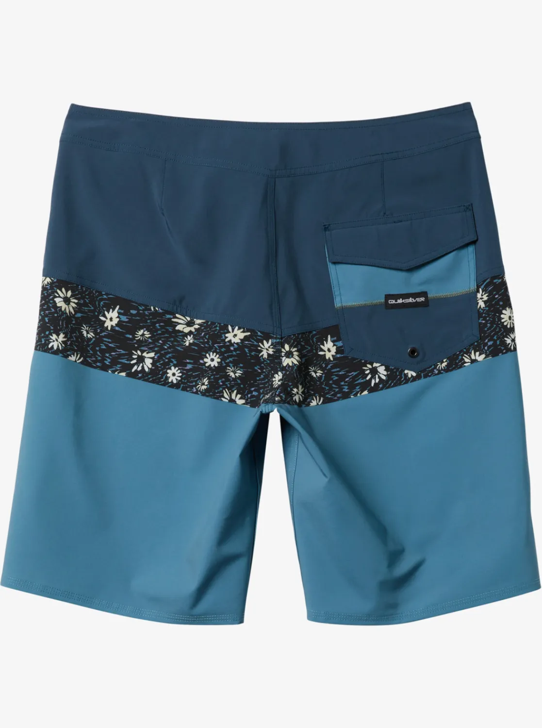Quiksilver Surfsilk Panel 20" Boardshorts Aegean Blue Flash Sale
