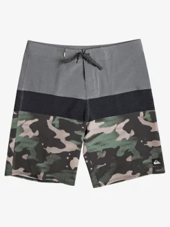 Quiksilver Surfsilk Panel 20" Boardshorts Iron Gate Flash Sale