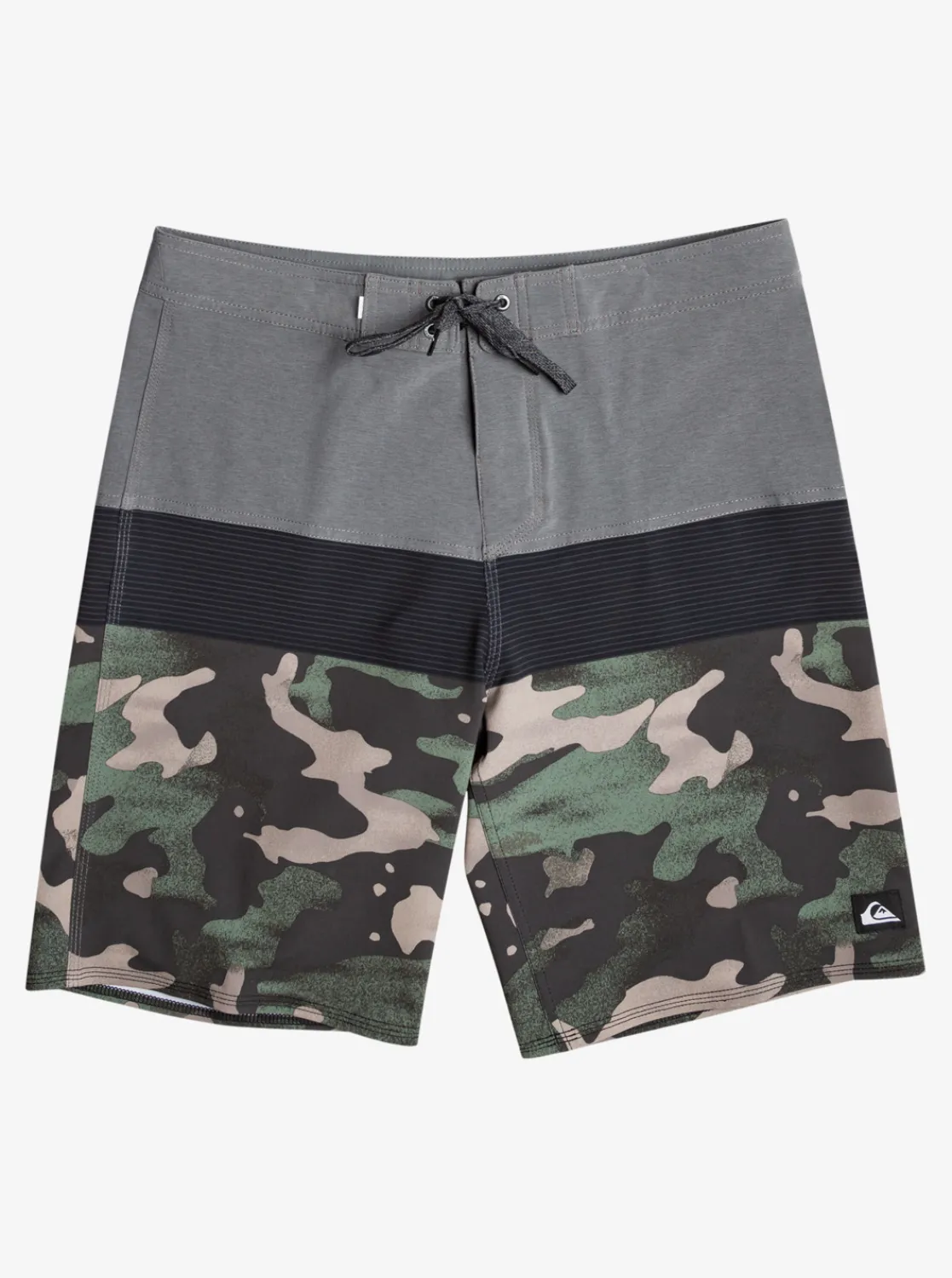 Quiksilver Surfsilk Panel 20" Boardshorts Iron Gate Flash Sale