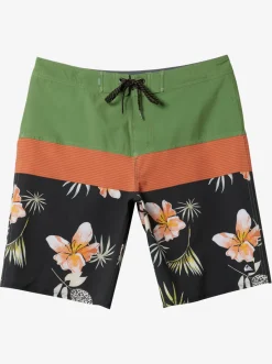Quiksilver Surfsilk Panel 20" Boardshorts Black Flash Sale