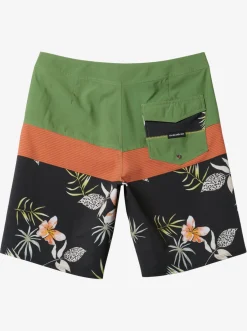 Quiksilver Surfsilk Panel 20" Boardshorts Black Flash Sale