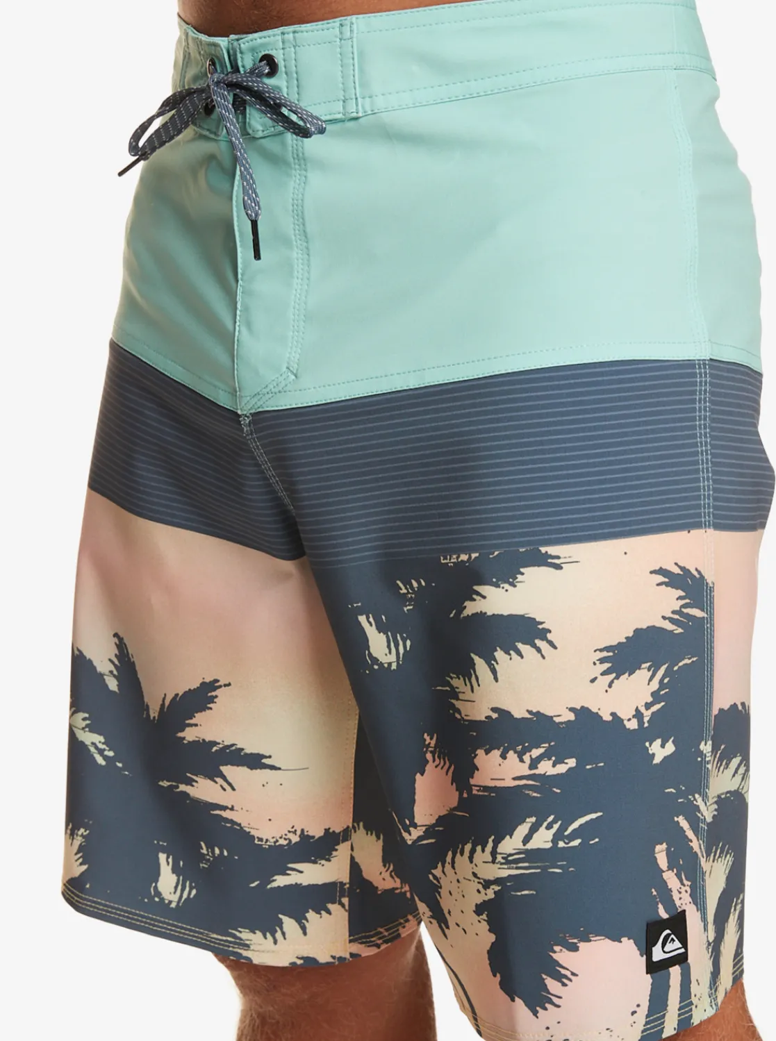 Quiksilver Surfsilk Panel 20" Boardshorts Pastel Turquoise Best
