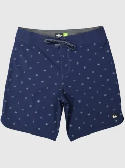 Quiksilver Surfsilk Scallop 19" Boardshorts Naval Accademy Store