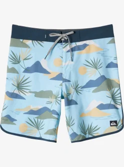 Quiksilver Surfsilk Scallop 19" Boardshorts Sky Blue Cheap