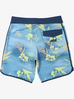 Quiksilver Surfsilk Scallop 19" Boardshorts Azure Blue Discount