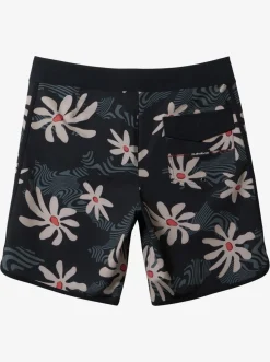 Quiksilver Surfsilk Scallop 19" Boardshorts Black Cheap