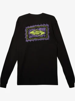 Quiksilver Taking Roots Long Sleeve T-Shirt Black Cheap