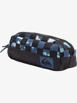 Quiksilver Tasmen Pencil Case Bering Sea Check Tie Dye 233 Best
