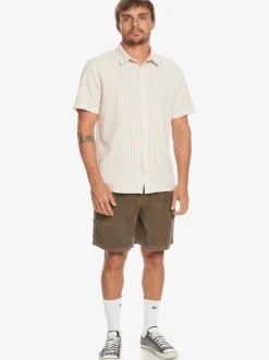 Quiksilver Taxer Cord Shorts Major Brown Cheap