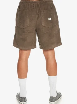 Quiksilver Taxer Cord Shorts Major Brown Cheap