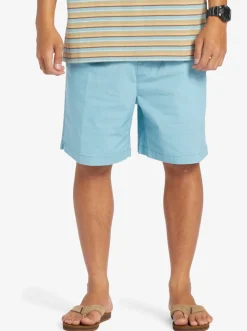 Quiksilver Taxer Elastic Waist Shorts Cameo Blue Fashion