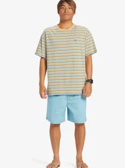 Quiksilver Taxer Elastic Waist Shorts Cameo Blue Fashion