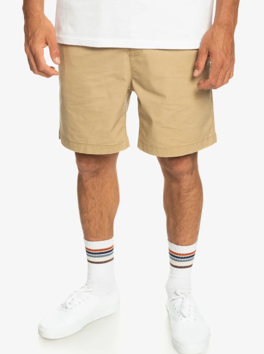 Quiksilver Taxer Elastic Waist Shorts Plage Clearance