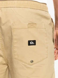 Quiksilver Taxer Elastic Waist Shorts Plage Clearance