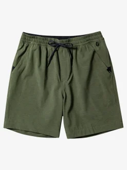 Quiksilver Taxer Heather 18" Amphibian Boardshorts Four Leaf Clover Hot
