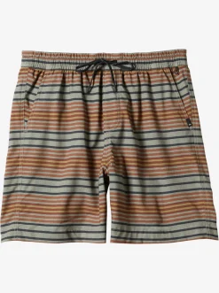 Quiksilver Taxer Print 18" Amphibian Boardshorts Horizon Birch Taxer Flash Sale