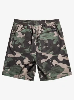 Quiksilver Taxer Print 18" Amphibian Boardshorts Tarmac Shop